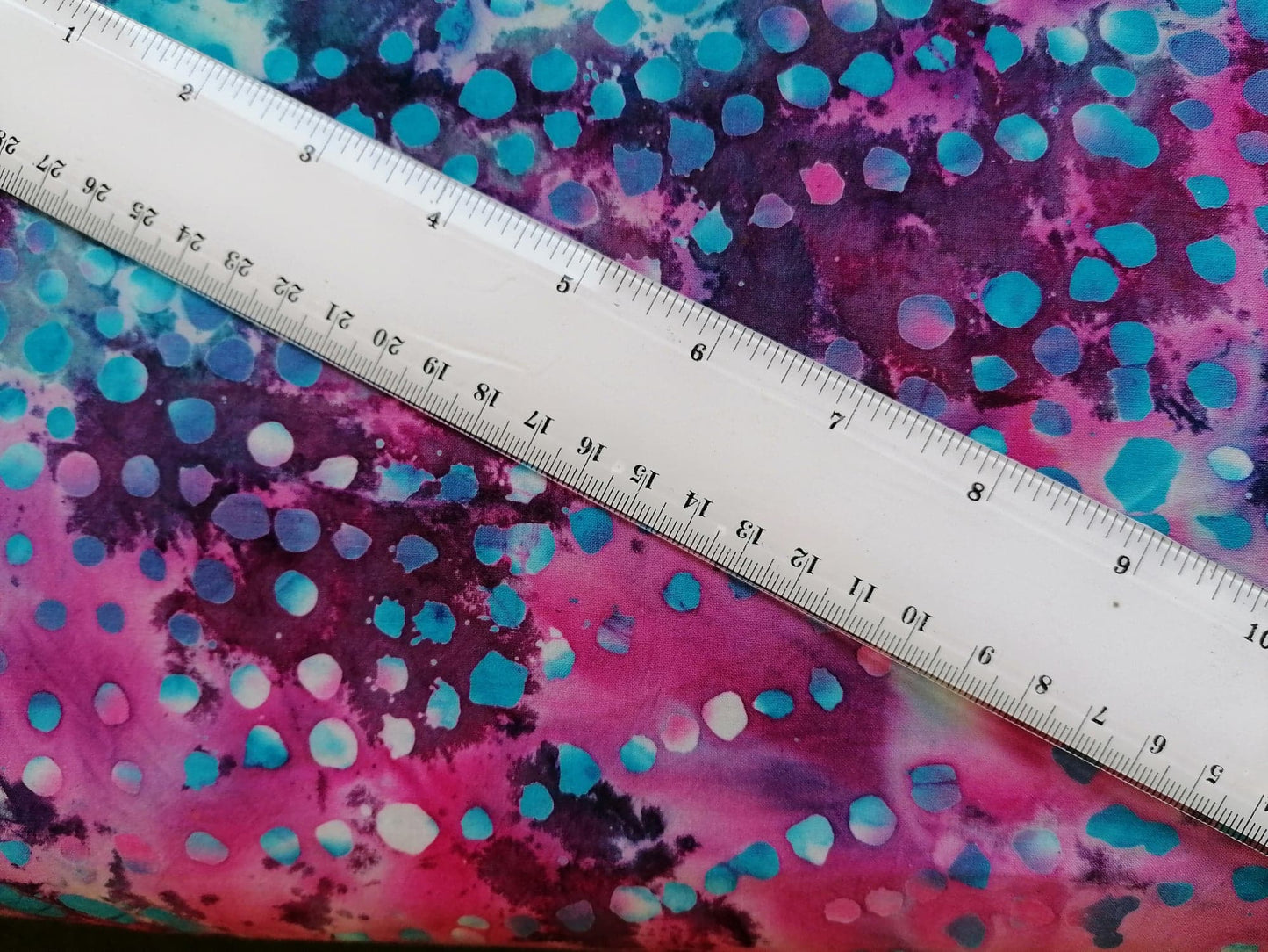 100% Cotton - Crafting & Quilting - Purple/Blue/Pink - 44" Wide - Sold By the Metre