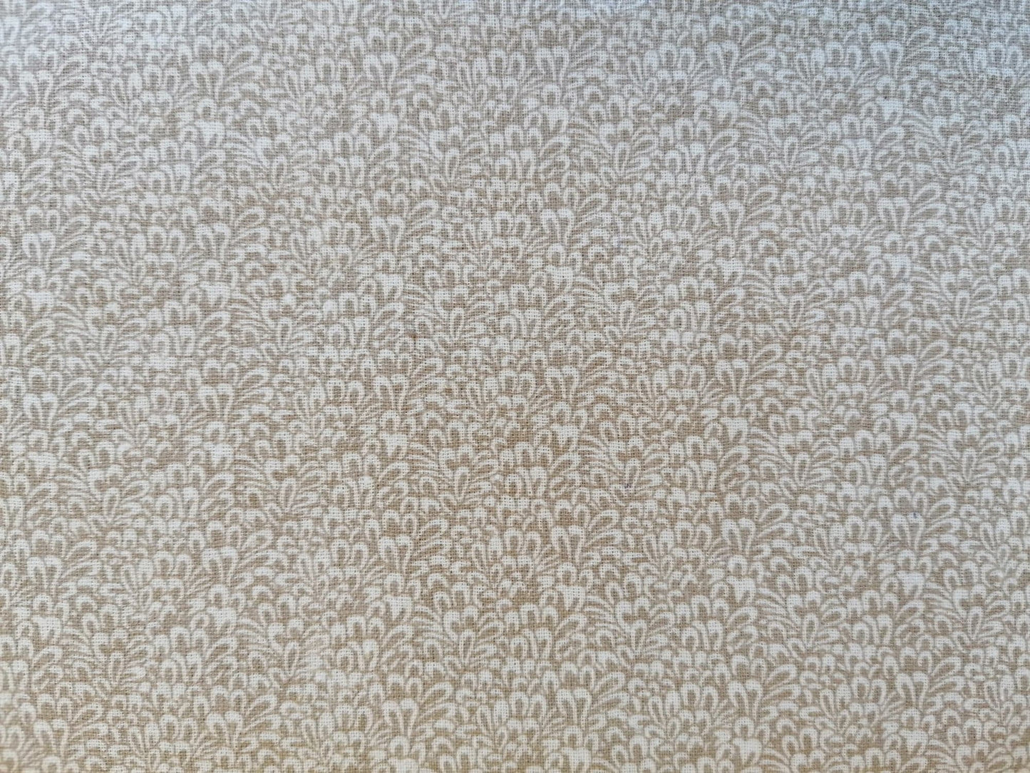 100% Cotton - Crafting & Quilting - Beige - 110" Wide - Sold By the Metre