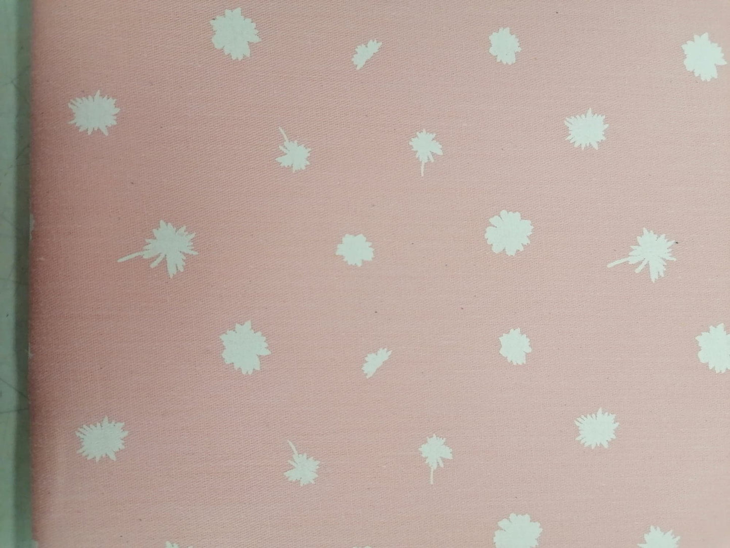 Printed Cotton Twill - Pink - 58" Wide - Sold By the Metre