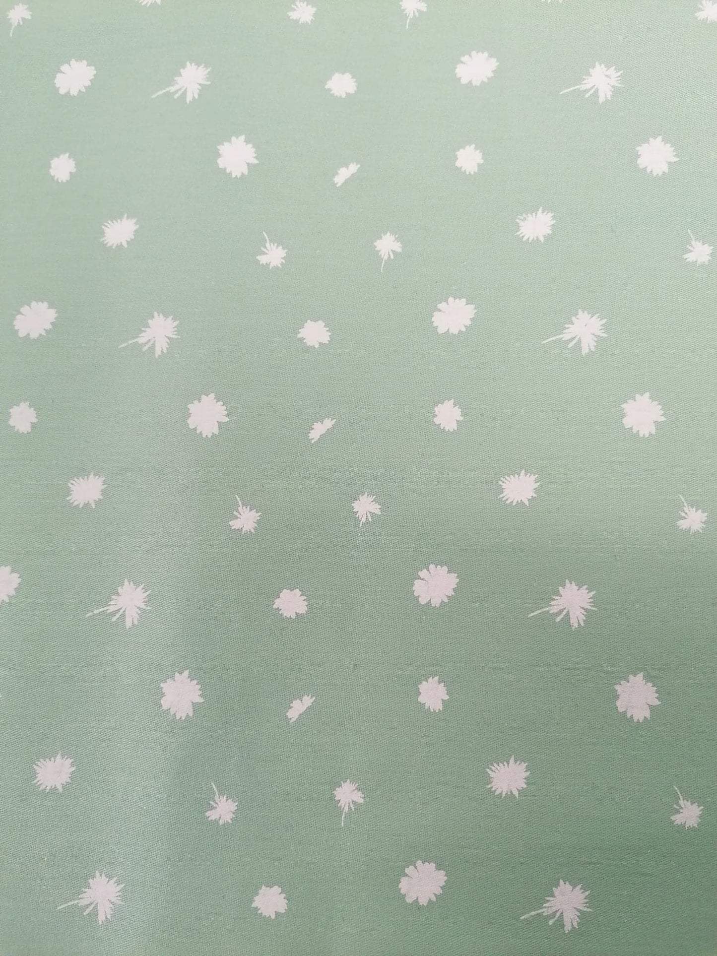 Printed Cotton Twill - Green - 58" Wide - Sold By the Metre