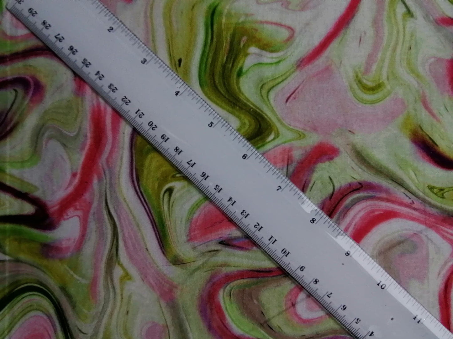 100% Cotton - Quilting and Crafting - Pink/Lime/Purple - 44" Wide - Sold By the Metre