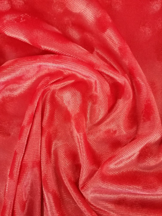 Poly Lycra Velvet - Pink - 53" Wide - Sold By the Metre