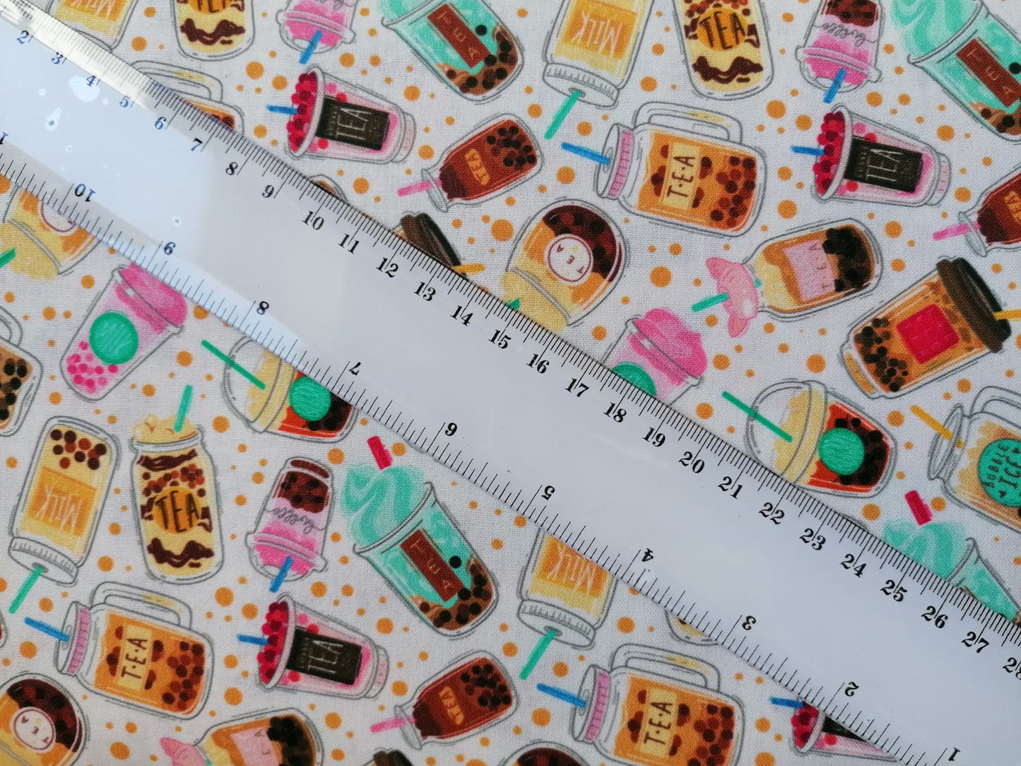 100% Cotton - Quilting and Crafting - Milkshakes - 60" Wide - Sold By the Metre