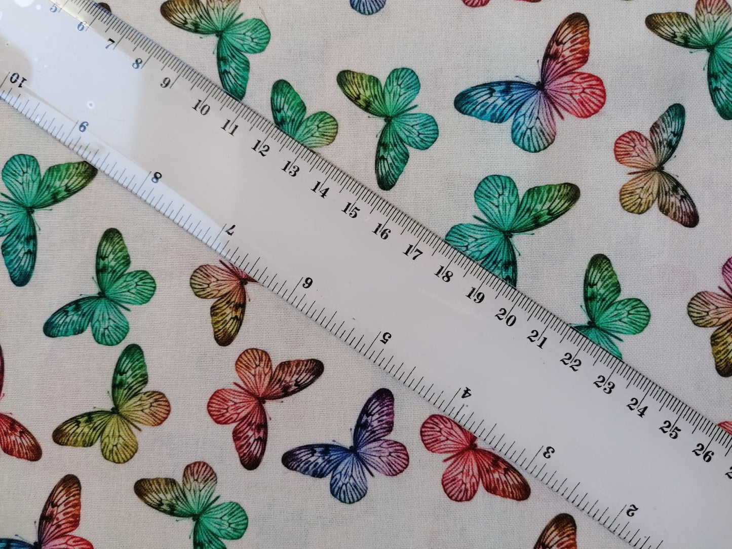 100% Cotton - Quilting and Crafting - Butterflies - 60" Wide - Sold By the Metre