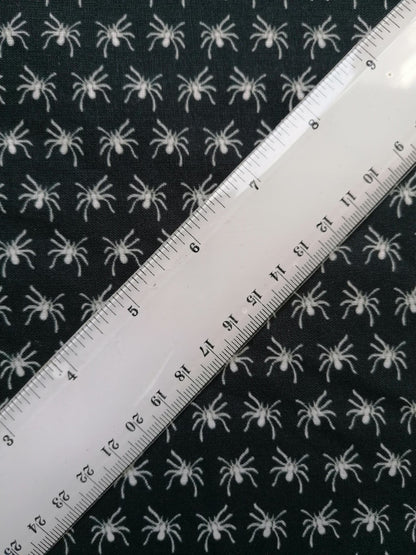 100% Cotton - Quilting and Crafting - Halloween - Black/White - 44" Wide - Sold By the Metre