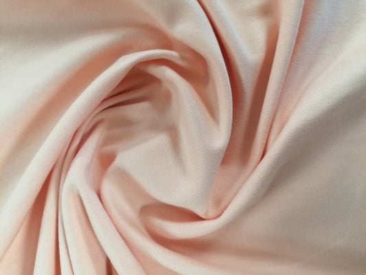 Ponte Roma - 4% Poly 23% Rayon 3% Spandex - Peach - 60" Wide - Sold By the Metre