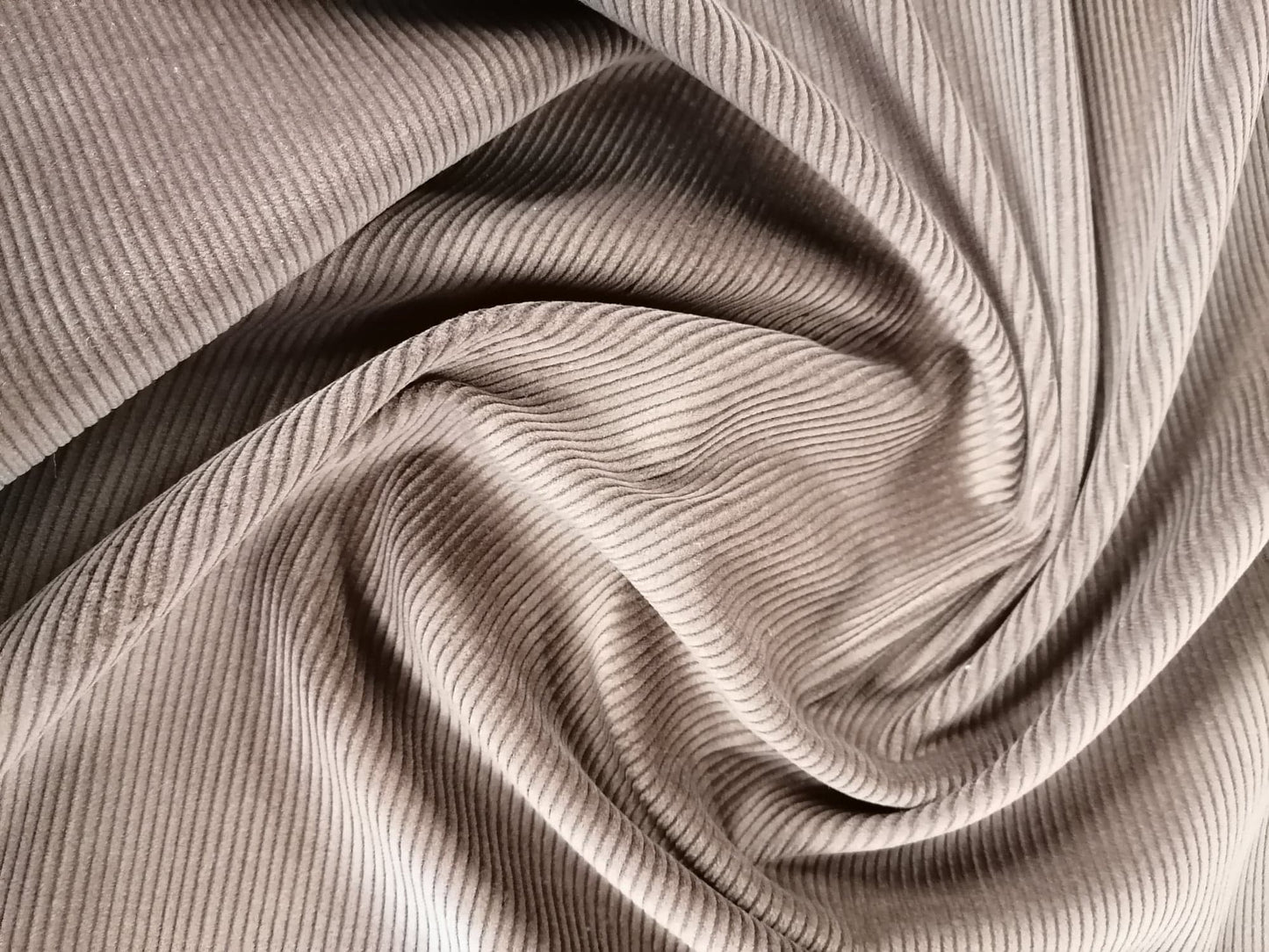 Cotton Corduroy - Brown - 43" Wide - Sold By the Metre