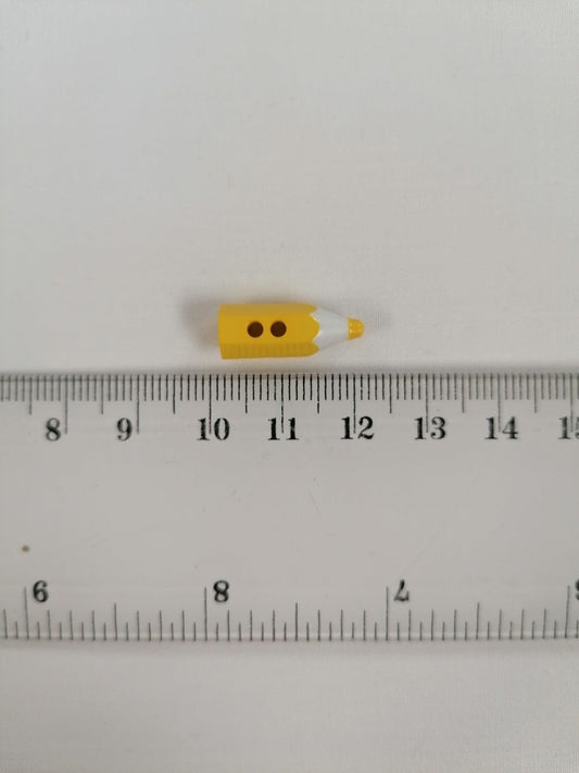Pencil Buttons - Yellow
