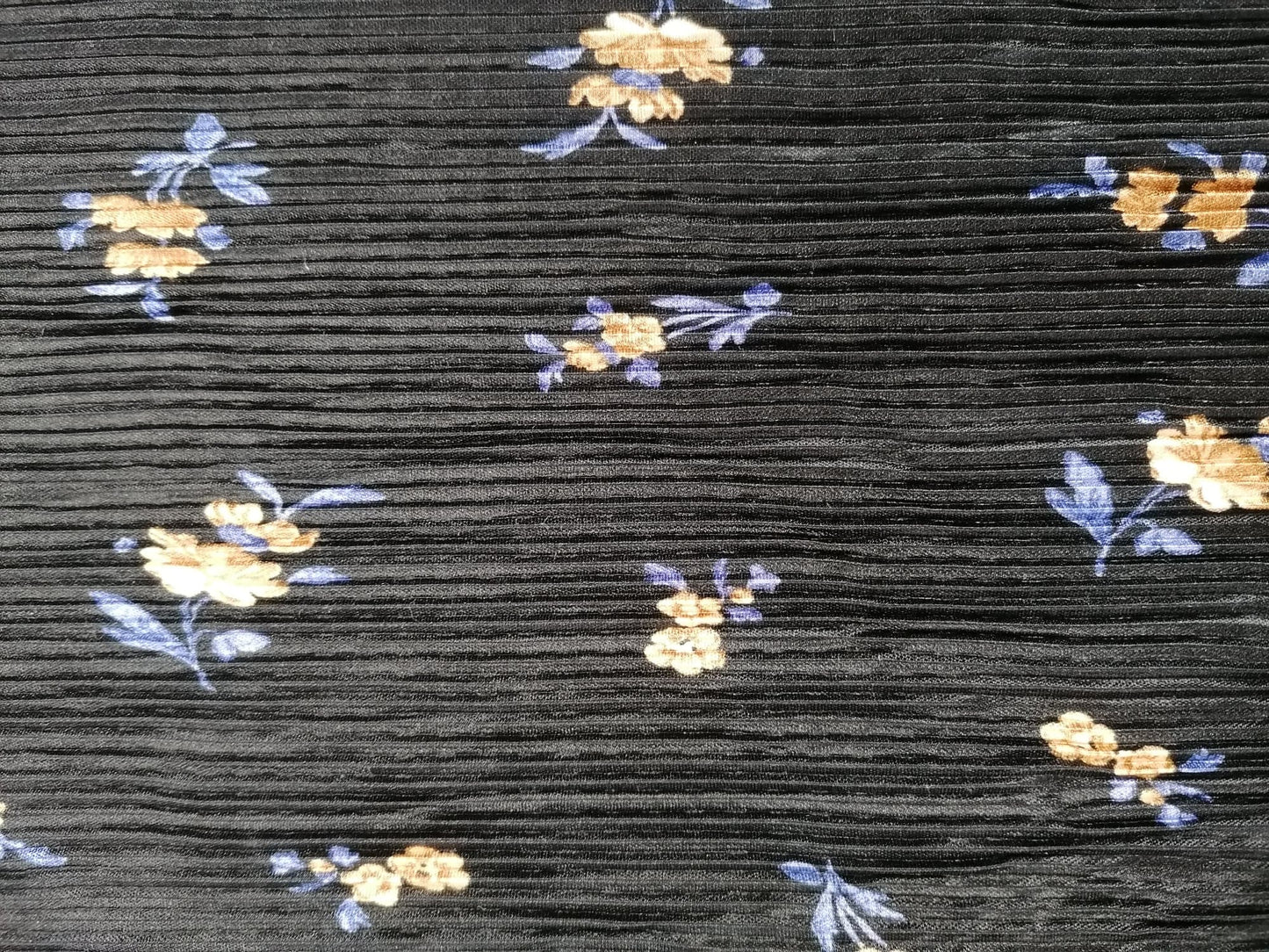 Plisse - Black/Purple/Beige - 60" Wide - Sold By the Metre