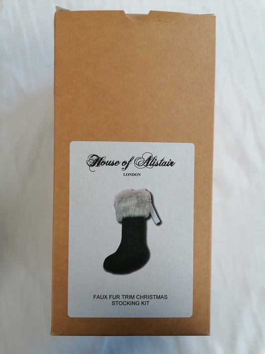 Faux Fur Christmas Stocking Kit