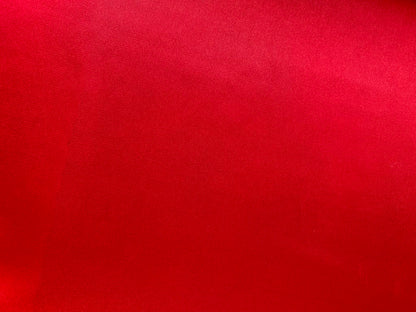 Poly Satin - Red - 58" Wide - Sold By The Metre