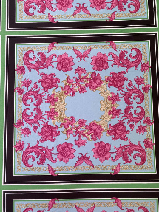 ITY - Blue/Pink/Green/Black - 60"Wide - Sold By The Metre