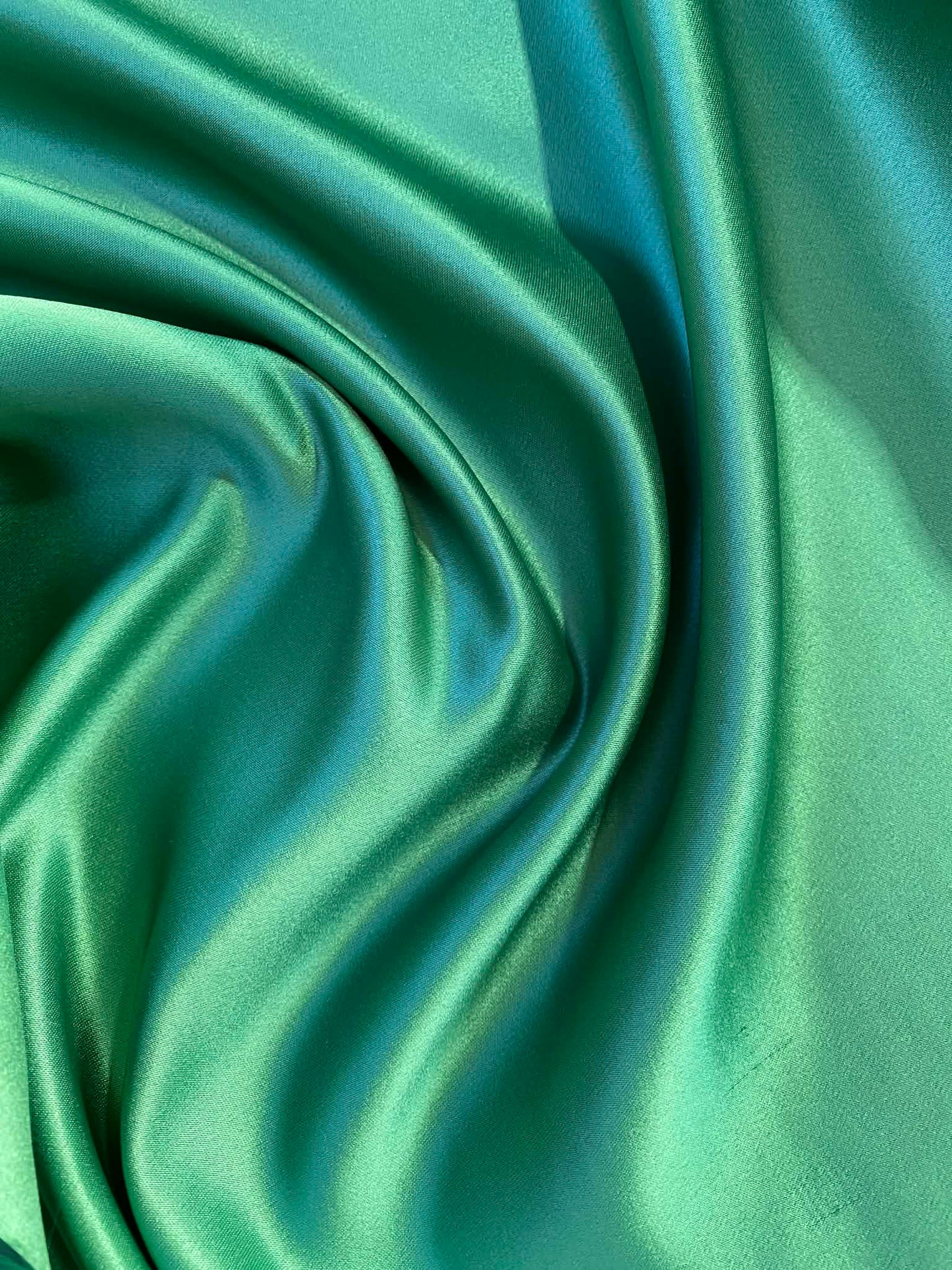 Heavy Satin - Green - 60"Wide - Sold By The Metre