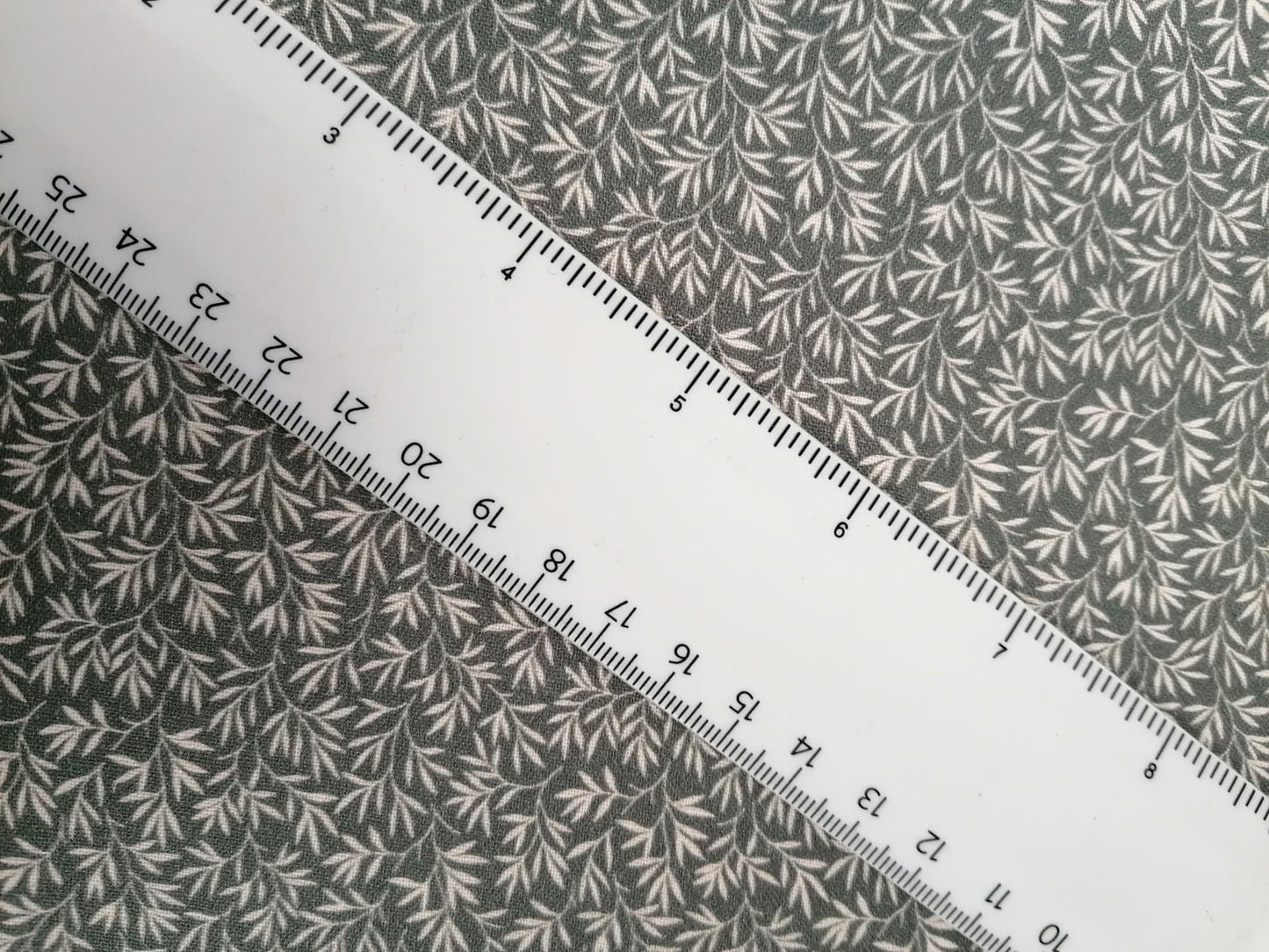 100% Cotton - Crafting & Quilting - Grey/Cream - 44" Wide - Sold By the Metre