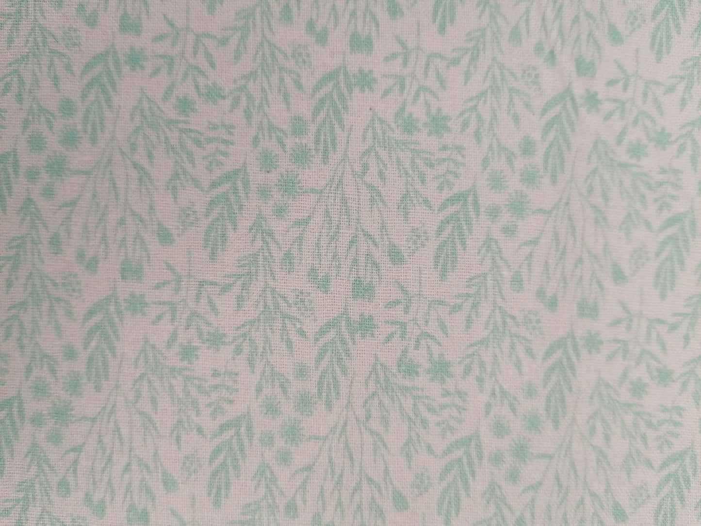 100% Cotton - Crafting & Quilting - Green/White - 44" Wide - Sold By the Metre