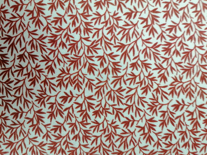 100% Cotton - Crafting & Quilting - Cream/Burgundy - 44" Wide - Sold By the Metre