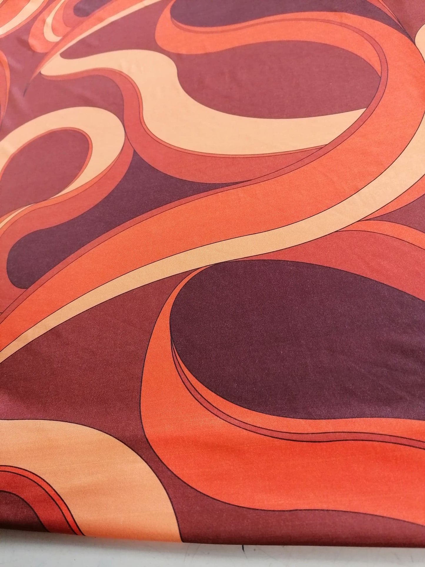 ITY - Brown/Orange/Plum - 62" Wide - Sold By the Metre