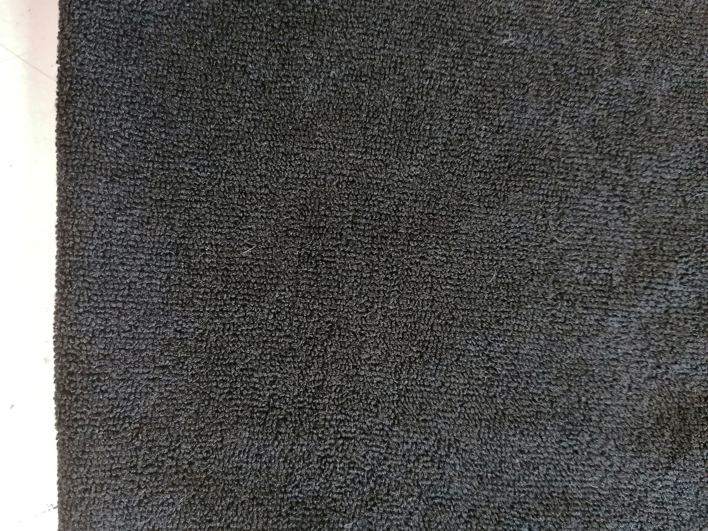 Toweling - Black - 65" Wide  - Sold by the Metre