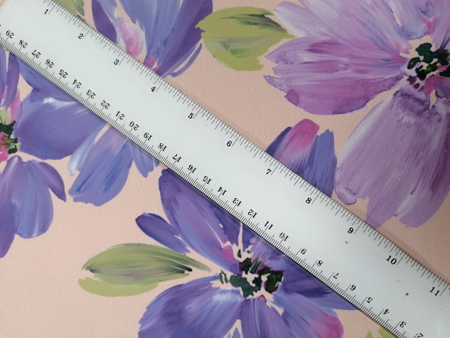 Chloe Crepe - Purple/Lilac/Peach/Green - 58" Wide - Sold By the Metre