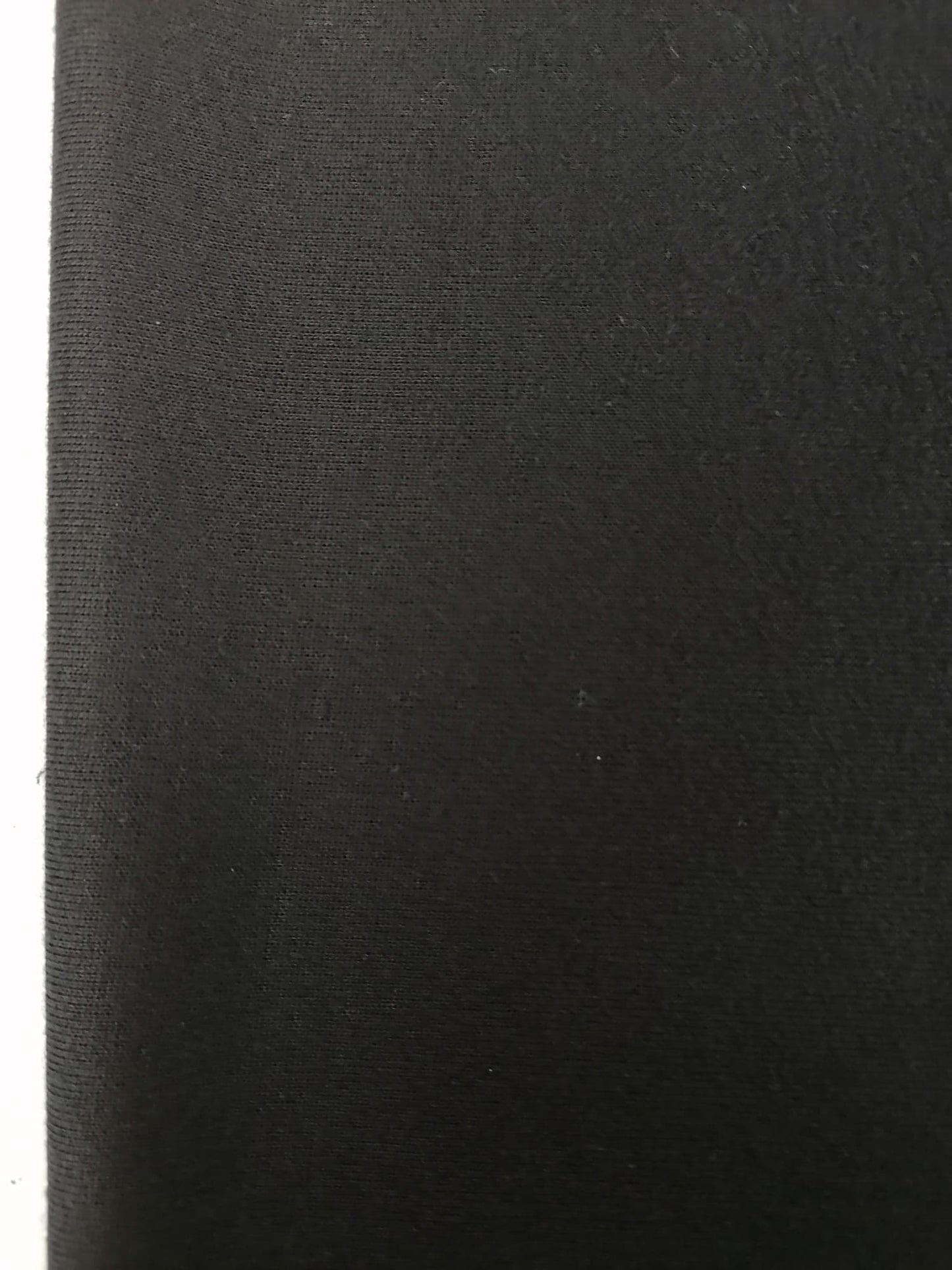 Heavyweight Polyester Loopback - Black - 69" Wide - Sold By the Metre