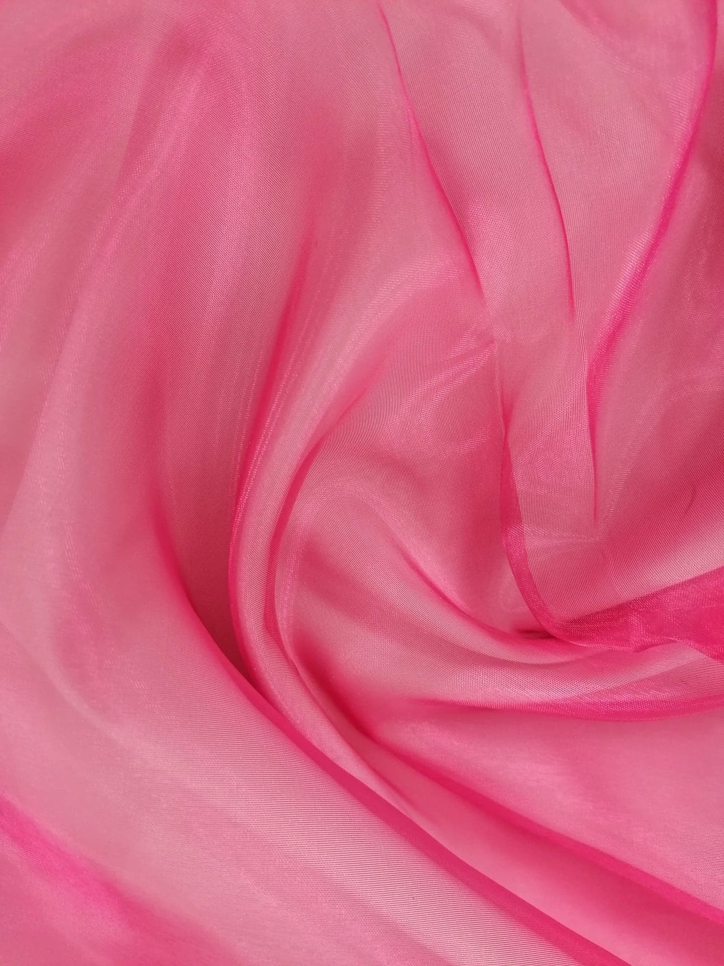 Organza - Dark Pink - 58" Wide - Sold By the Metre