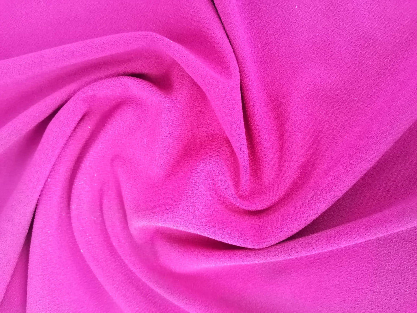 Heavy Poly Lycra Crepe - Magenta - 59" Wide - Sold By the Metre