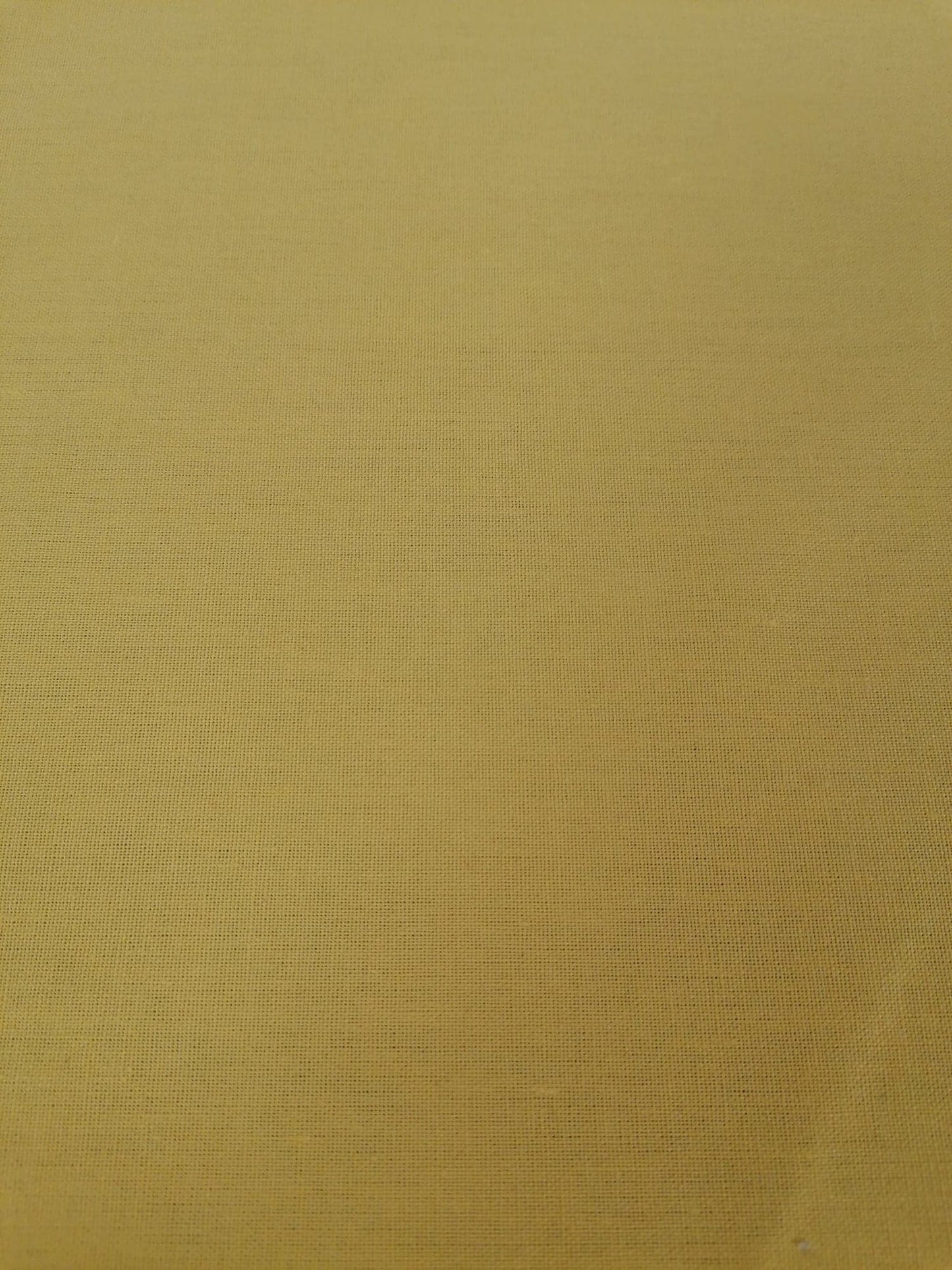Cotton Linen - Yellow - 55" Wide - Sold By the Metre