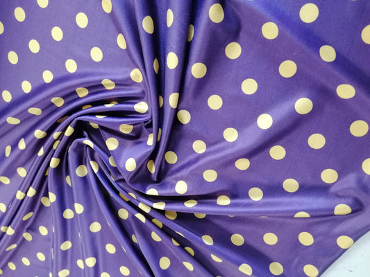 Poly Lycra - Purple/Yarrow - 66" Wide - Sold By the Metre