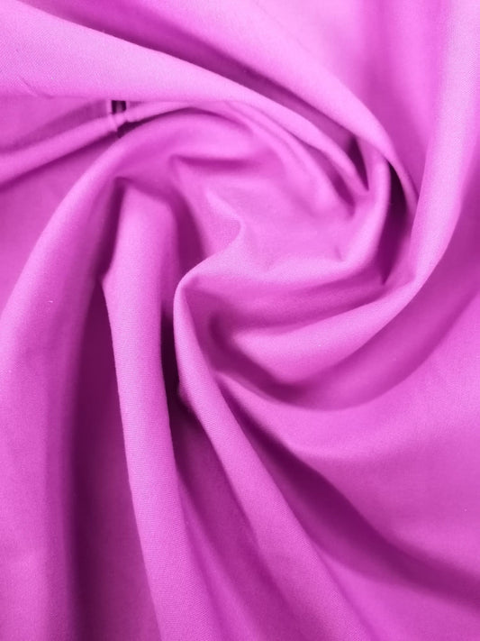 Cotton Sateen - Purple - 57" Wide - Sold By the Metre