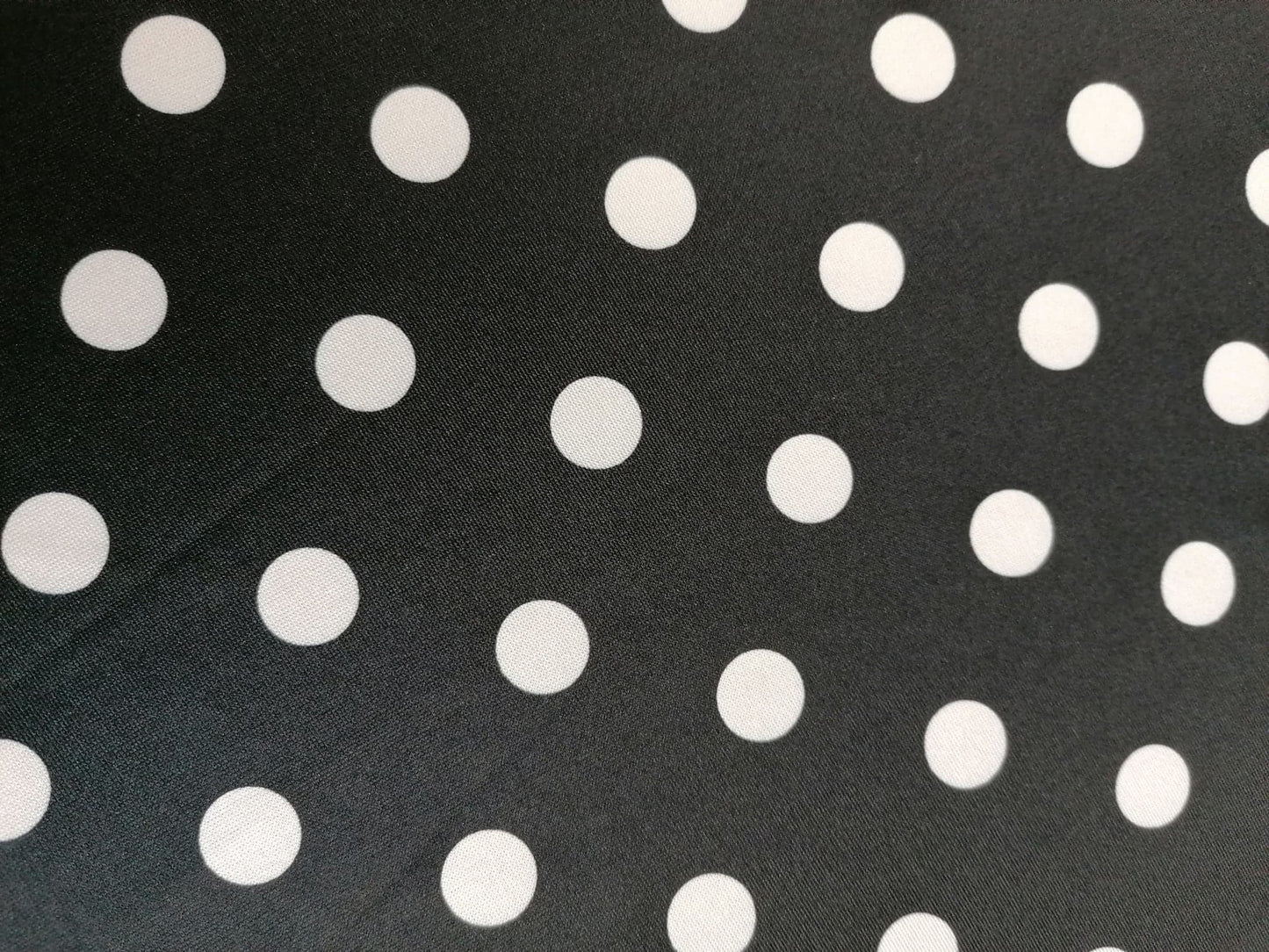 Poly Lycra - Black/White - 66" Wide - Sold By the Metre