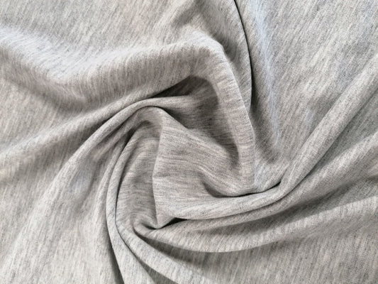 Loopback - Grey Marl - 64" Wide - Sold By the Metre