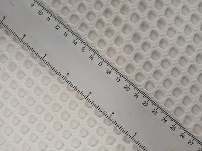 Polyester Vest - White - 61" Wide - Sold By the Metre