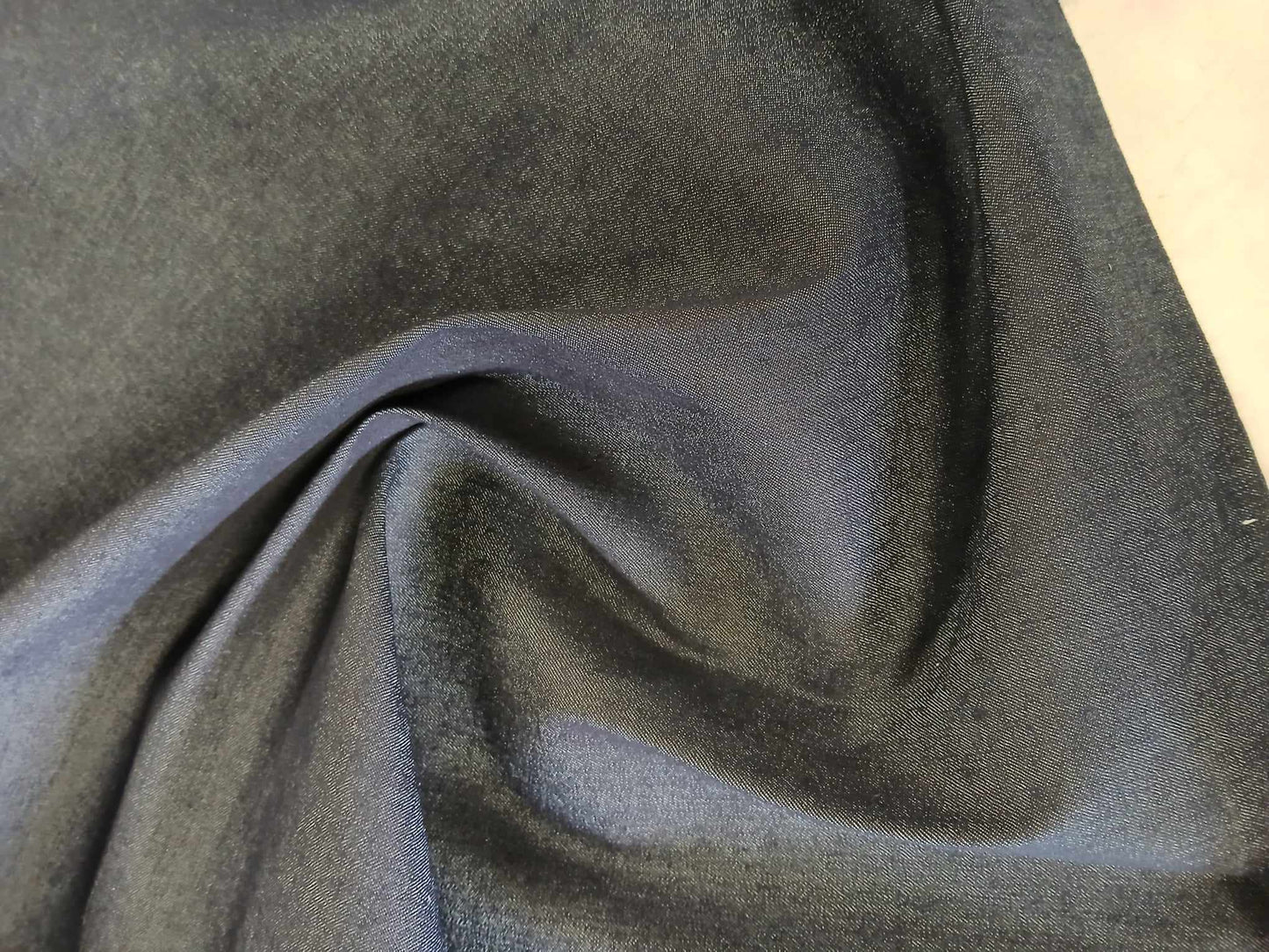 Denim Lycra - Navy Blue - 55" Wide - Sold By the Metre