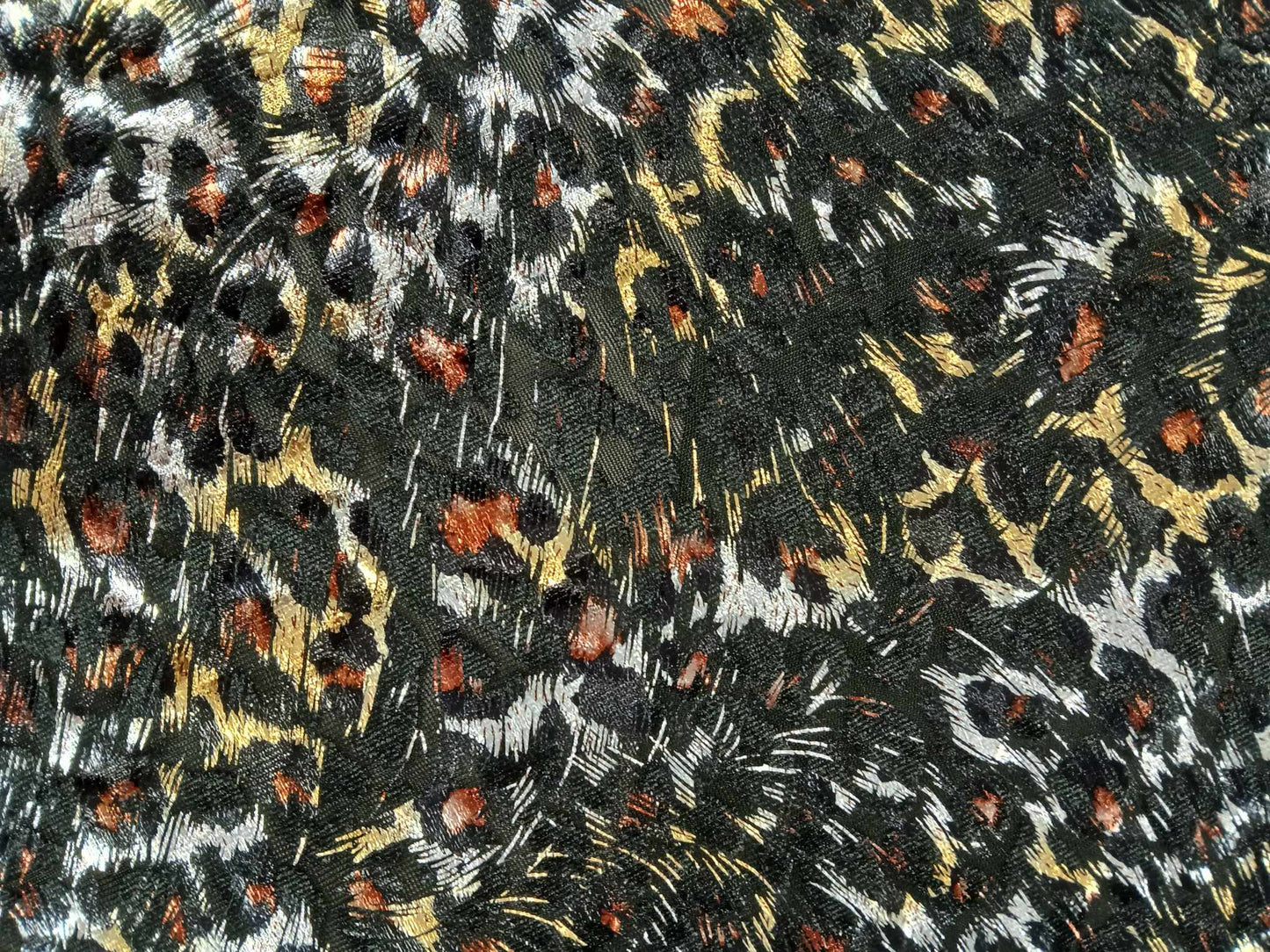 Velvet Lame - Black/Bronze/Gold/Silver - 55" Wide - Sold By the Metre