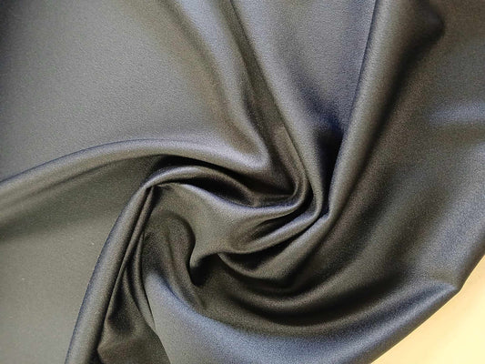 Satin - Navy - 59" Wide - Sold By the Metre