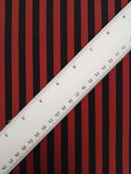 Scuba - Stripe - Burgundy/Black - 60" Wide - Sold By the Metre