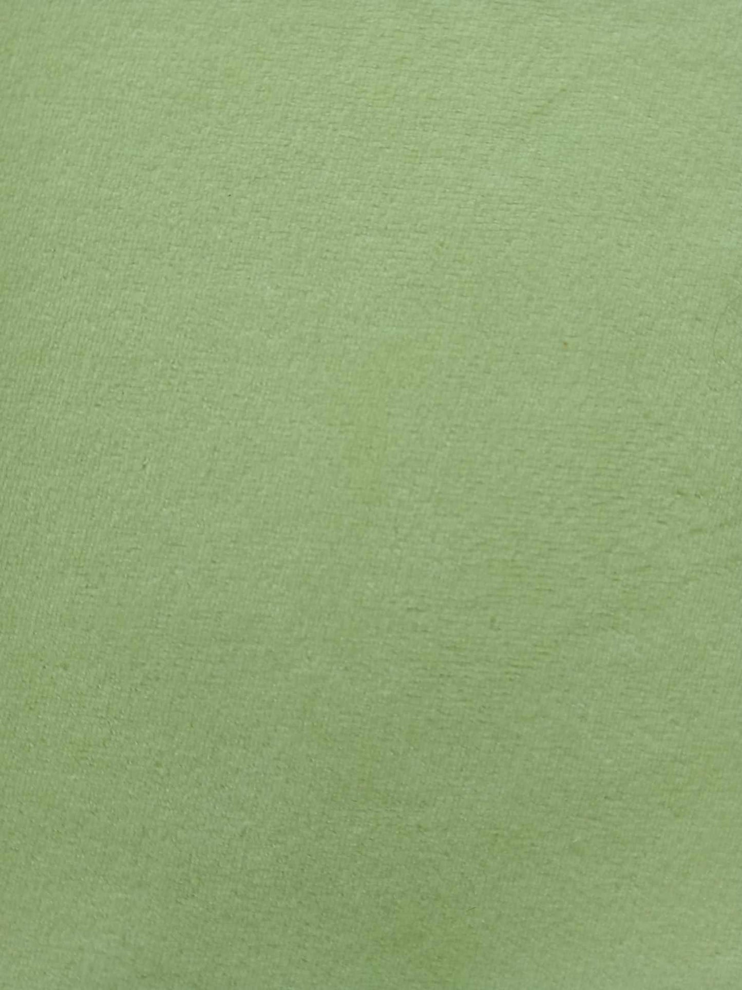 Cotton/Nylon Plush - Florescent Green - 68" Wide - Sold By the Metre
