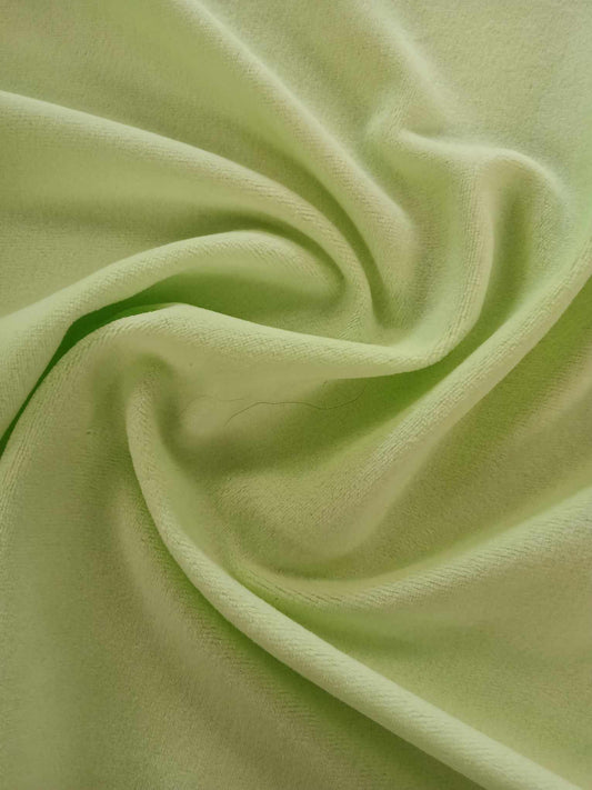 Cotton/Nylon Plush - Florescent Green - 68" Wide - Sold By the Metre