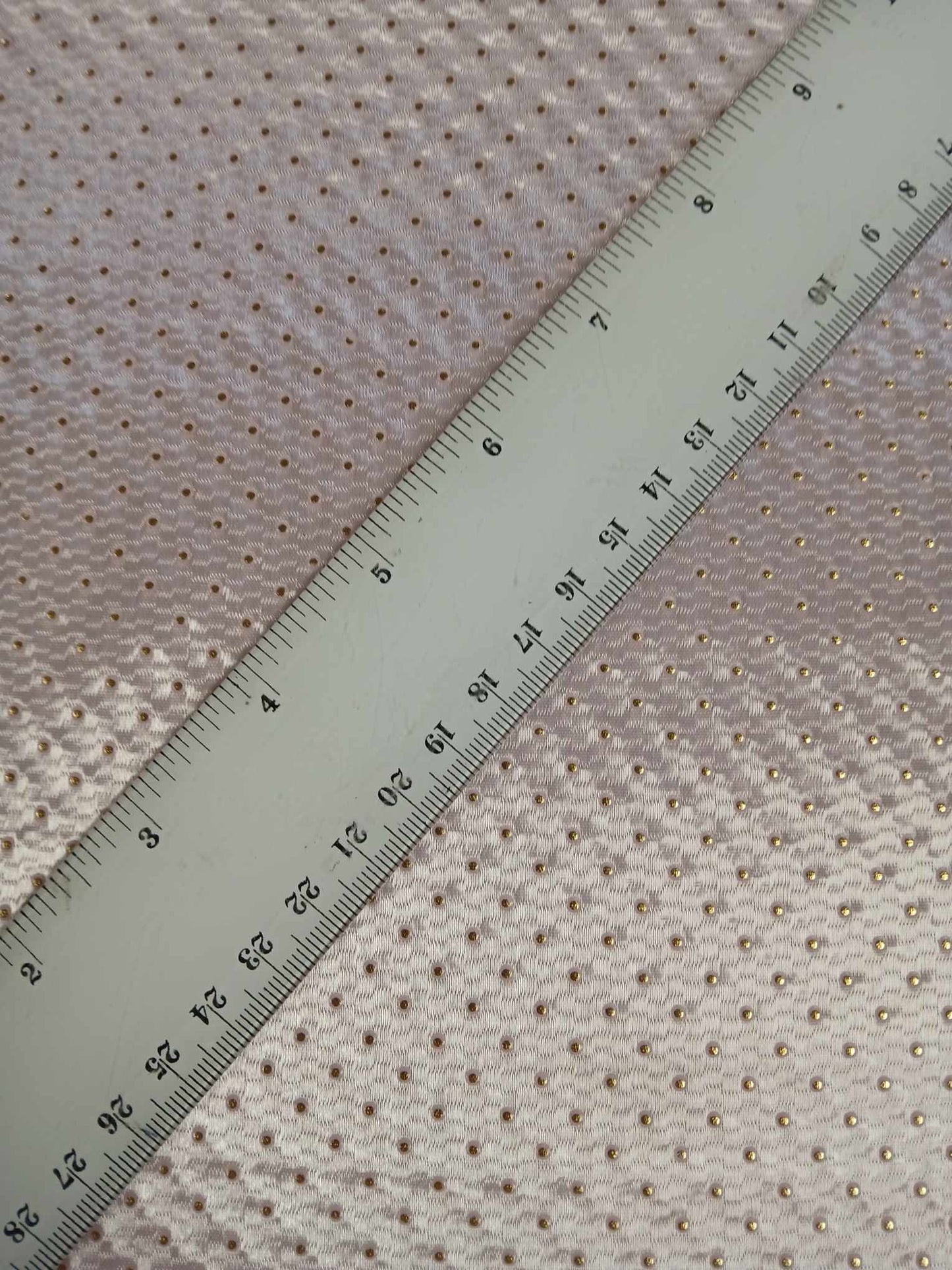 Satin w/ Gold Stud - Pink - 46" Wide - Sold By the Metre