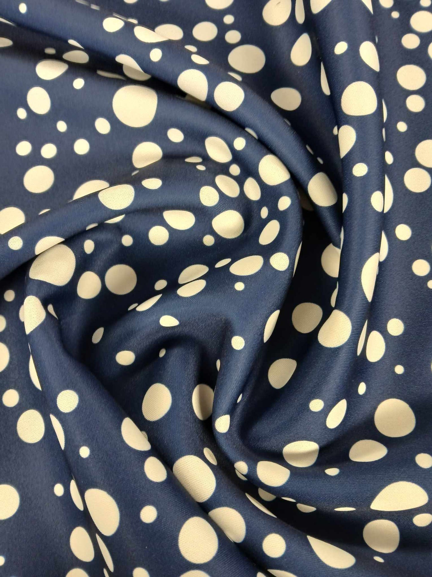 Scuba - Spot - Blue/White - 57" Wide - Sold By the Metre