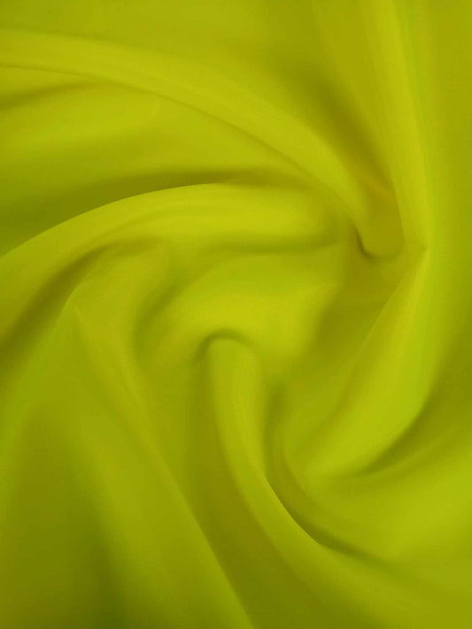Polyester - Hi Vis - Florescent Yellow - 70" Wide - Sold By the Metre
