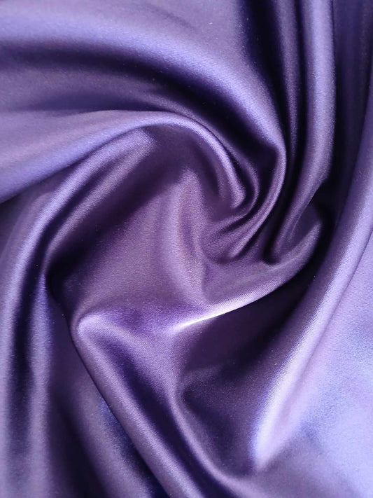 Clearance - Cotton Sateen - Purple - 56" Wide - Sold As A 3 Metre Piece