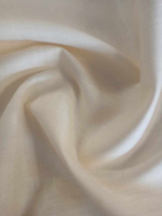 100% Linen - Cream - 57" Wide - Sold By the Metre