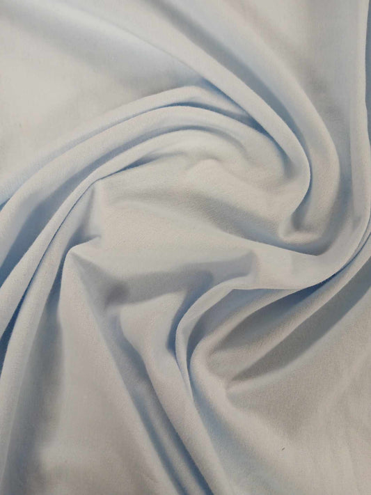 Heavy Cotton Jersey - Baby Blue - 70" Wide - Sold By the Metre