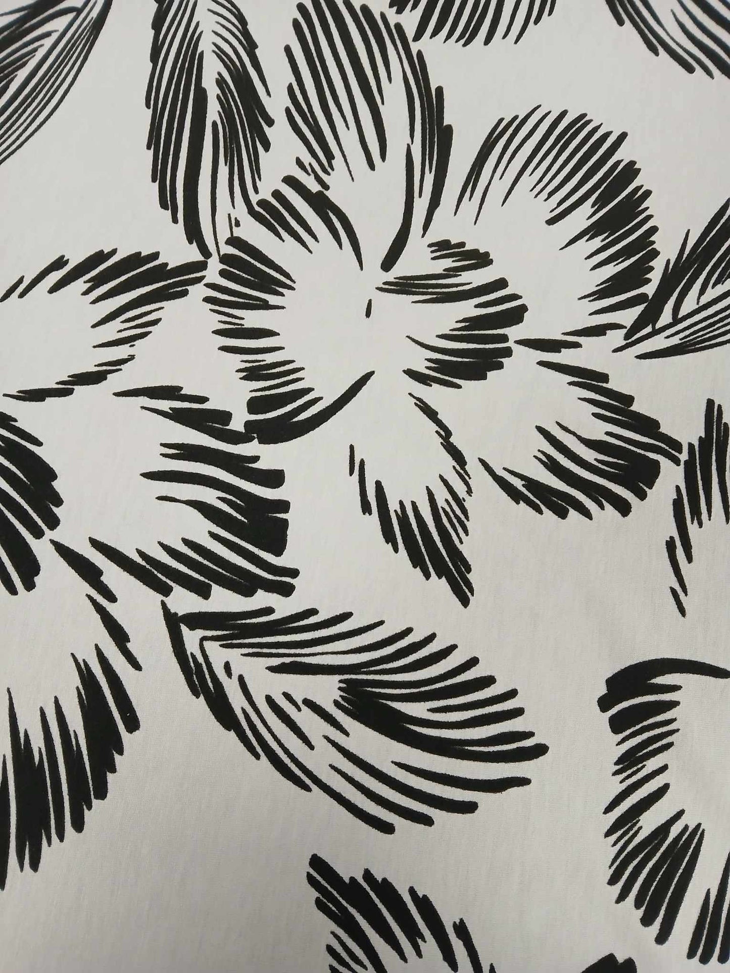 Viscose Elastane Jersey - Grey/Black - 64" Wide - Sold By the Metre