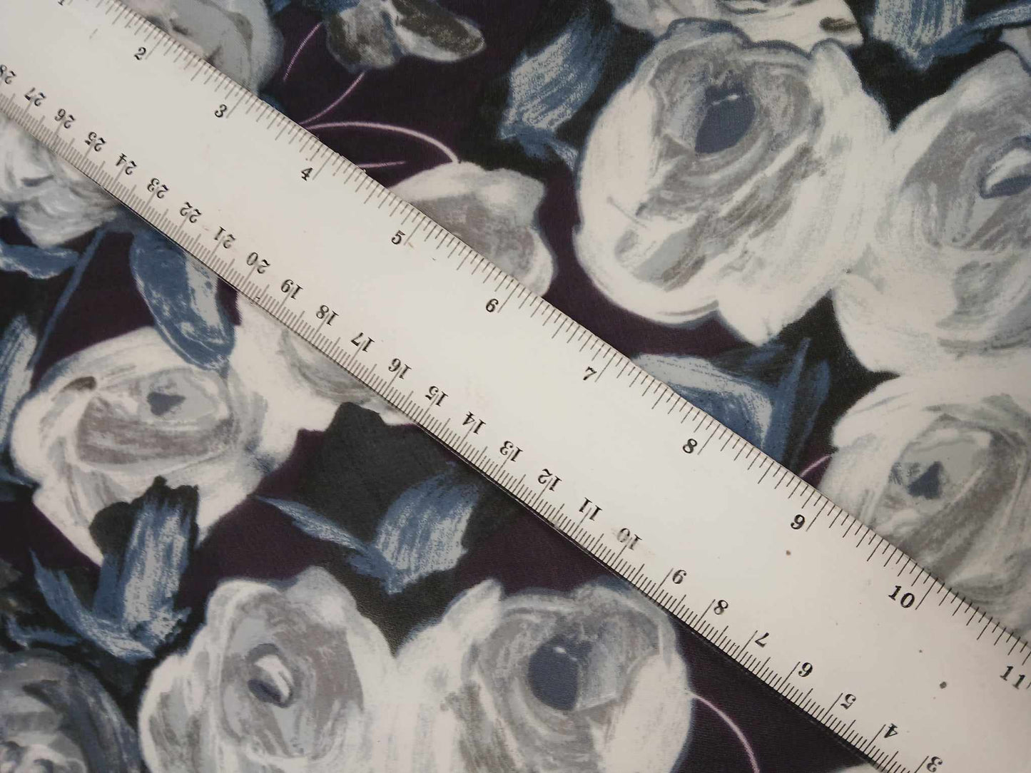 Chiffon - Purple/White/Black/Blue - 58" Wide - Sold By the Metre