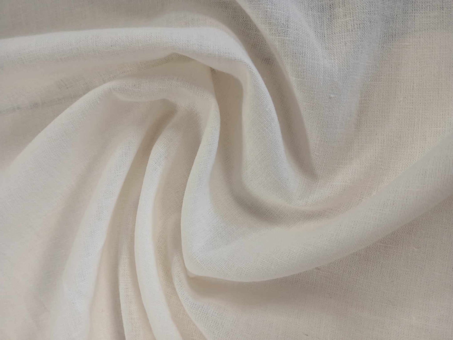 Cotton Linen - Cream - 60" Wide - Sold By the Metre