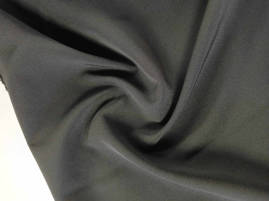 Bi Stretch Lycra - Black - 58" Wide - Sold By the Metre