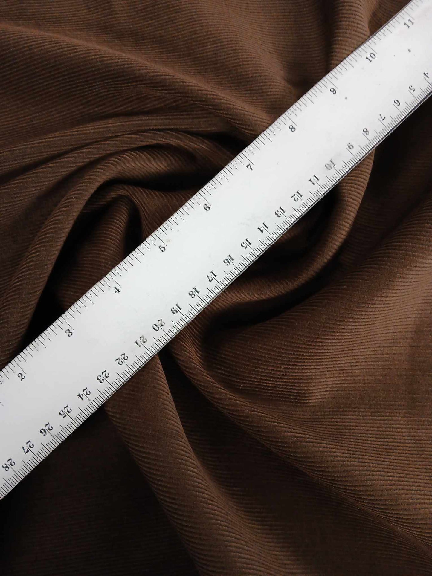 Cotton Corduroy - Brown - 57" Wide - Sold By the Metre