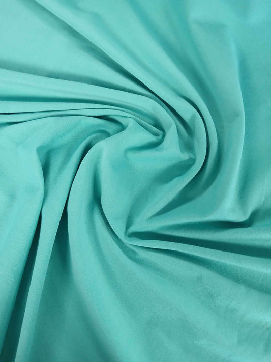 Heavy Cotton Jersey - Aqua - 70" Wide - Sold By the Metre